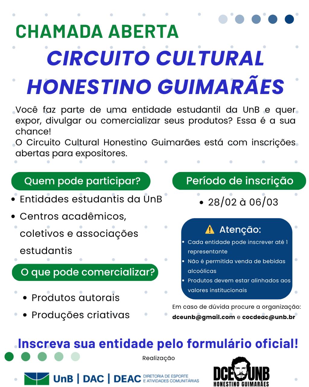 I Circuito Cultural Honestino Guimarães