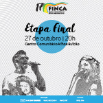 A Etapa Final do XVII FINCA está chegando. No dia 27 de outubro, a partir das 20h, vamos conferir o som das bandas selecionadas pelo júri oficial. O evento será no Centro Comunitário Athos Bulcão, localizado no Campus Darcy Ribeiro, Universidade de Brasília.